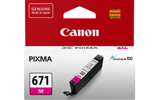 Genuine Canon CLI-671 Magenta Ink Cartridge