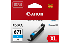 (image for) Genuine Canon CLI-671XL Cyan Ink Cartridge