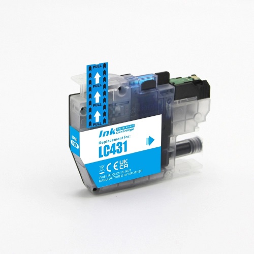 Compatible Brother LC431C (Cyan) ink cartridge