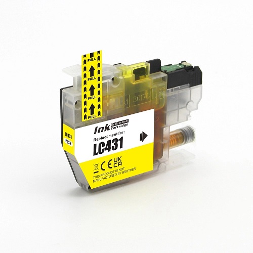 Compatible Brother LC431Y (Yellow) ink cartridge