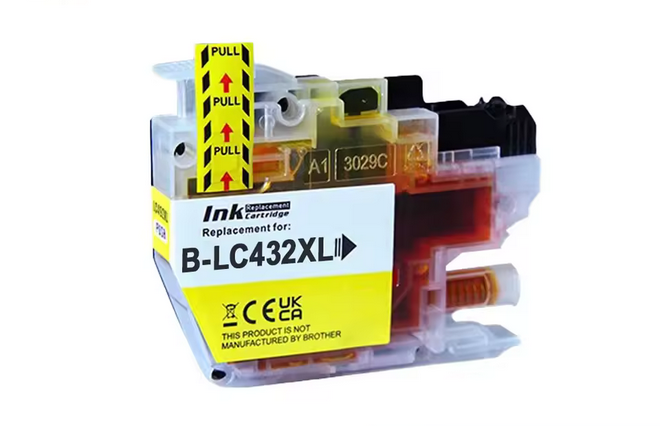 Compatible Brother LC432XLY (Yellow) ink cartridge
