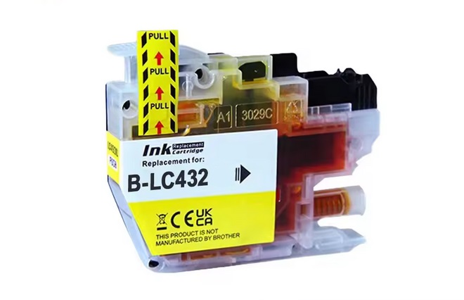 Compatible Brother LC432Y (Yellow) ink cartridge