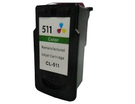 Remanufactured Canon CL511 XL Colour ink cartridge