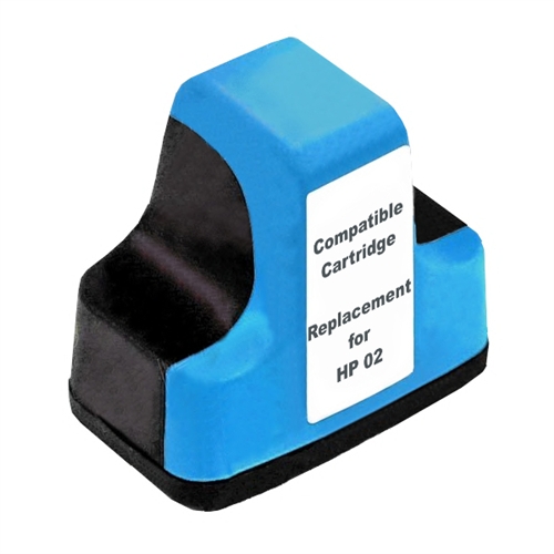 Compatible HP02 Cyan ink cartridge