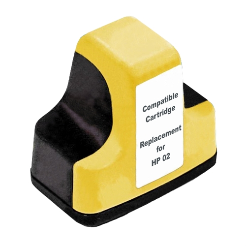 Compatible HP02 Yellow ink cartridge