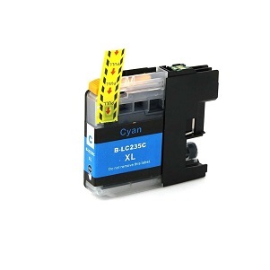 Compatible Brother LC235XL Cyan ink cartridge