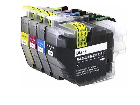 Compatible Brother LC3319XL ink cartridges 4 Pack Combo (1BK/1C/1M/1Y)