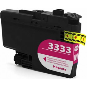 Compatible Brother LC3333M (Magenta) ink cartridge