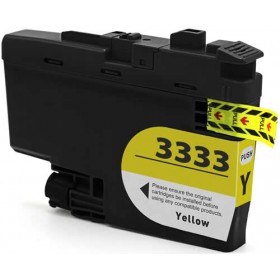 Compatible Brother LC3333Y (Yellow) ink cartridge