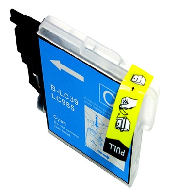 Compatible Brother LC39 Cyan ink cartridge