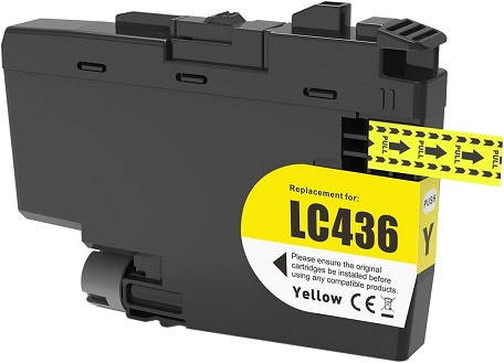 Compatible Brother LC436Y (Yellow) ink cartridge