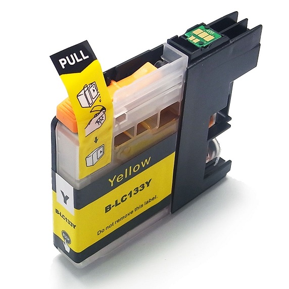 Compatible Brother LC131XL (LC133) Yellow ink cartridge