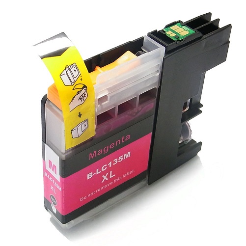 Compatible Brother LC135XL Magenta ink cartridge