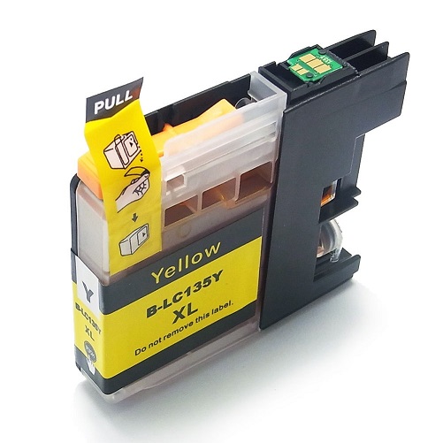 Compatible Brother LC135XL Yellow ink cartridge