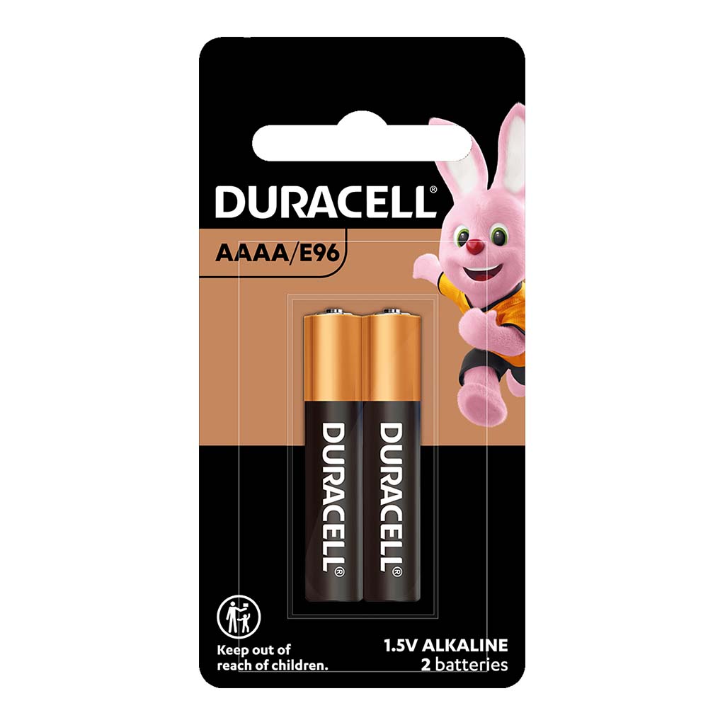 Duracell Coppertop Alkaline AAAA Battery, Pack of 2