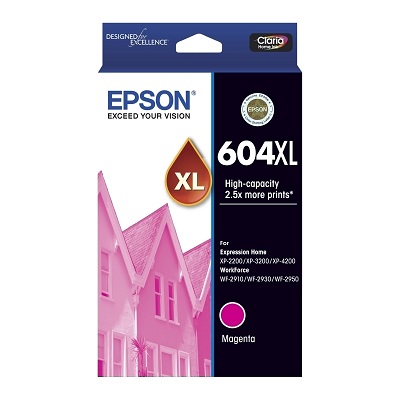 Genuine Epson 604XL Magenta Ink Cartridge