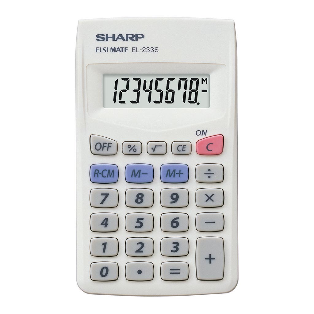 Sharp EL-233SB Pocket Calculator