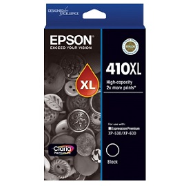 Genuine Epson 410XL Black Ink Cartridge