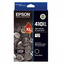 Genuine Epson 410XL Photo Black Ink Cartridge