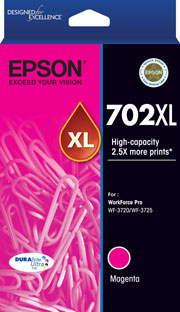 Genuine Epson 702XL Magenta Ink Cartridge