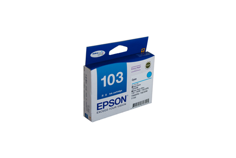 Genuine Epson 103 Cyan Extra High Capacity ink cartridge