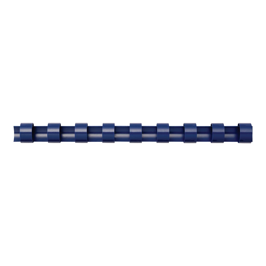 (image for) Fellowes Plastic Binding Coils 6mm Blue, Pack of 100