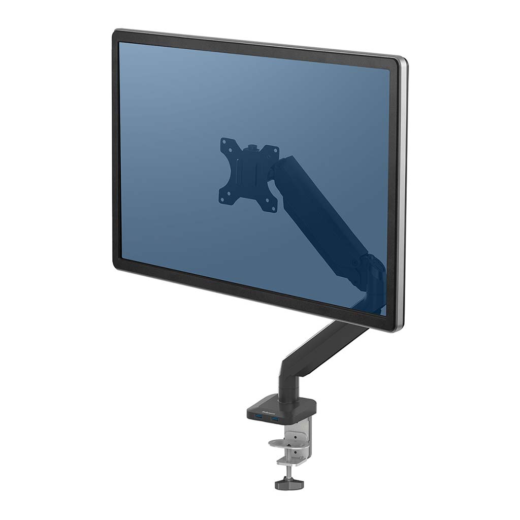 Fellowes Monitor Arm Platinum Single