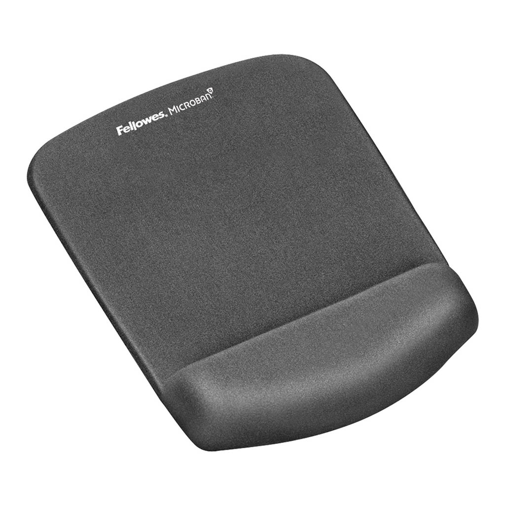 (image for) Fellowes PlushTouch Wrist Rest Mouse Pad Graphite