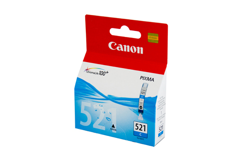 Genuine Canon CLI-521C (Cyan) ink cartridge