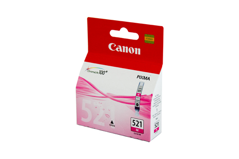 Genuine Canon CLI-521M (Magenta) ink cartridge