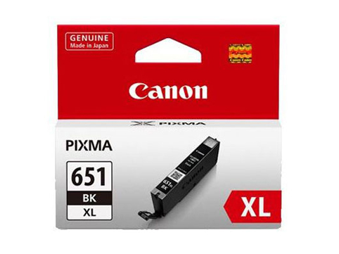 (image for) Genuine Canon CLI-651XL Black high capacity ink cartridge