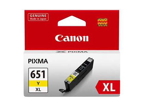 (image for) Genuine Canon CLI-651XL Yellow high capacity ink cartridge