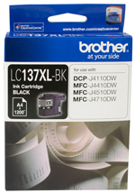 Genuine Brother LC-137XL BK (Black) ink cartridge