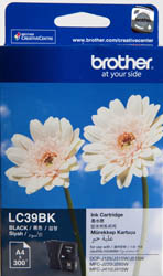 Genuine Brother LC39BK (Black) ink cartridge