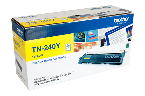 Genuine Brother TN240 Yellow laser toner cartridge