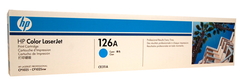 Genuine HP 126A (CE311A) Cyan toner cartridge