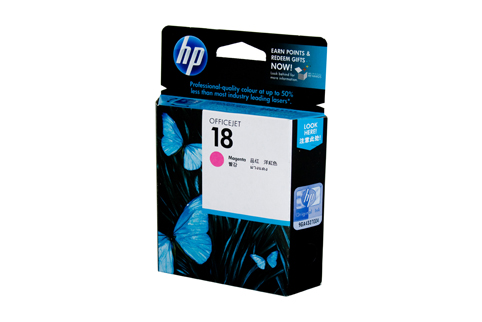 Genuine HP18 Magenta ink cartridge (C4938A)