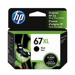 Genuine HP 67XL Black Ink Cartridge