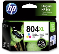 Genuine HP 804XL Colour ink cartridge (T6N11AA)