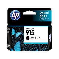 Genuine HP 915 Black ink cartridge