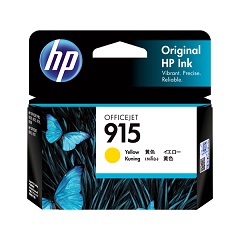 Genuine HP 915 Yellow ink cartridge