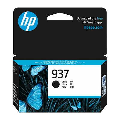 Genuine HP 937 Black Ink Cartridge 4S6W5NA