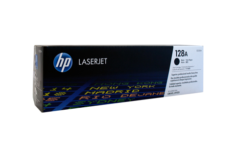 Genuine HP128A Black toner cartridge (CE320A)