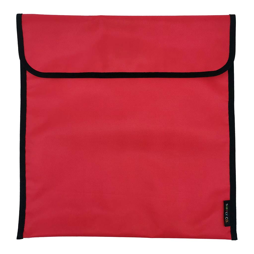 Supply Co Homework Bag Red 36x33cm