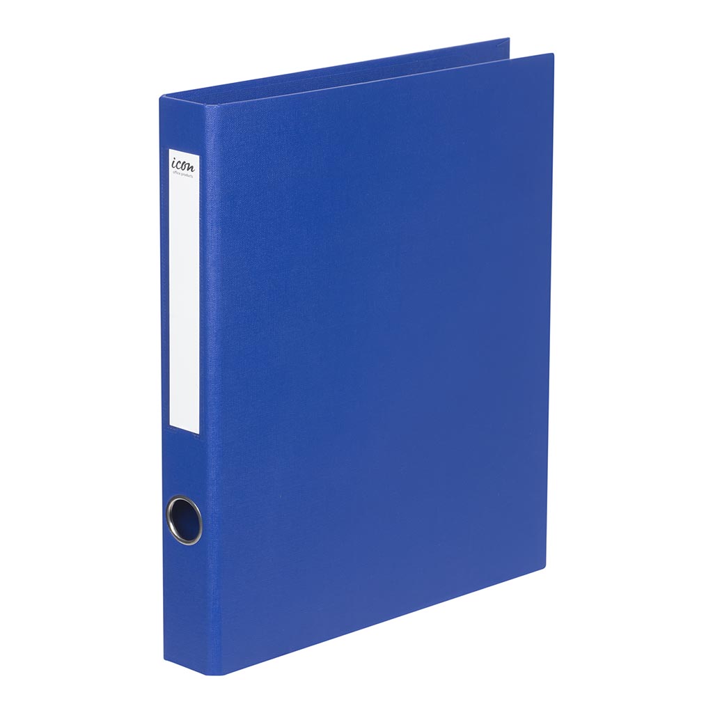 Icon Ringbinder Linen A4 2D 26mm Royal Blue