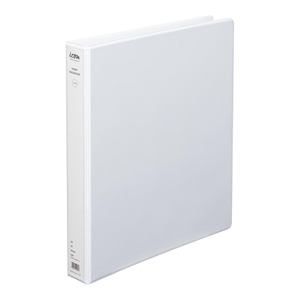 Icon Insert Binder A4 2D 26mm White