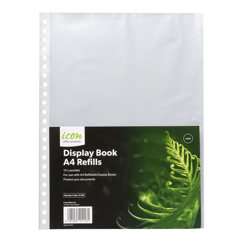 (image for) Icon Refillable Display Book Refills, Pack of 10