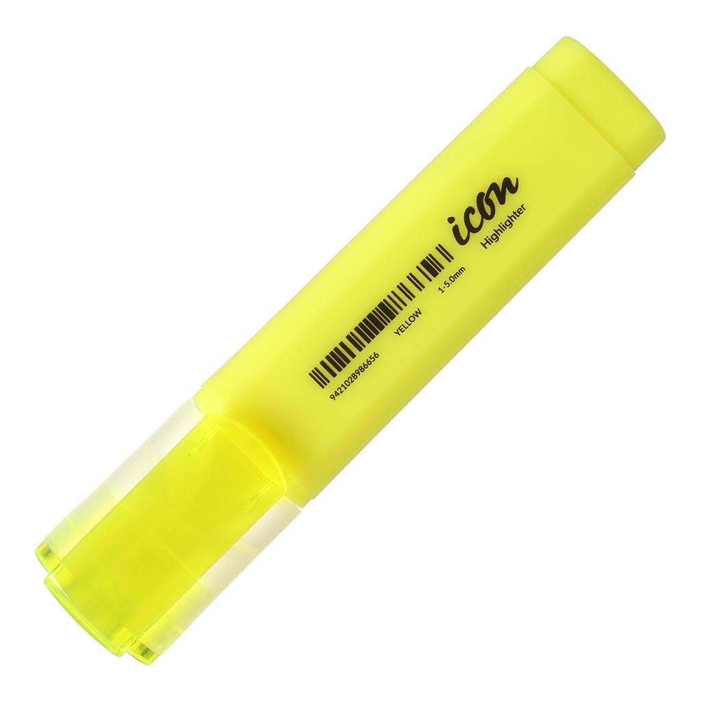 Icon Highlighter Chisel Tip Yellow