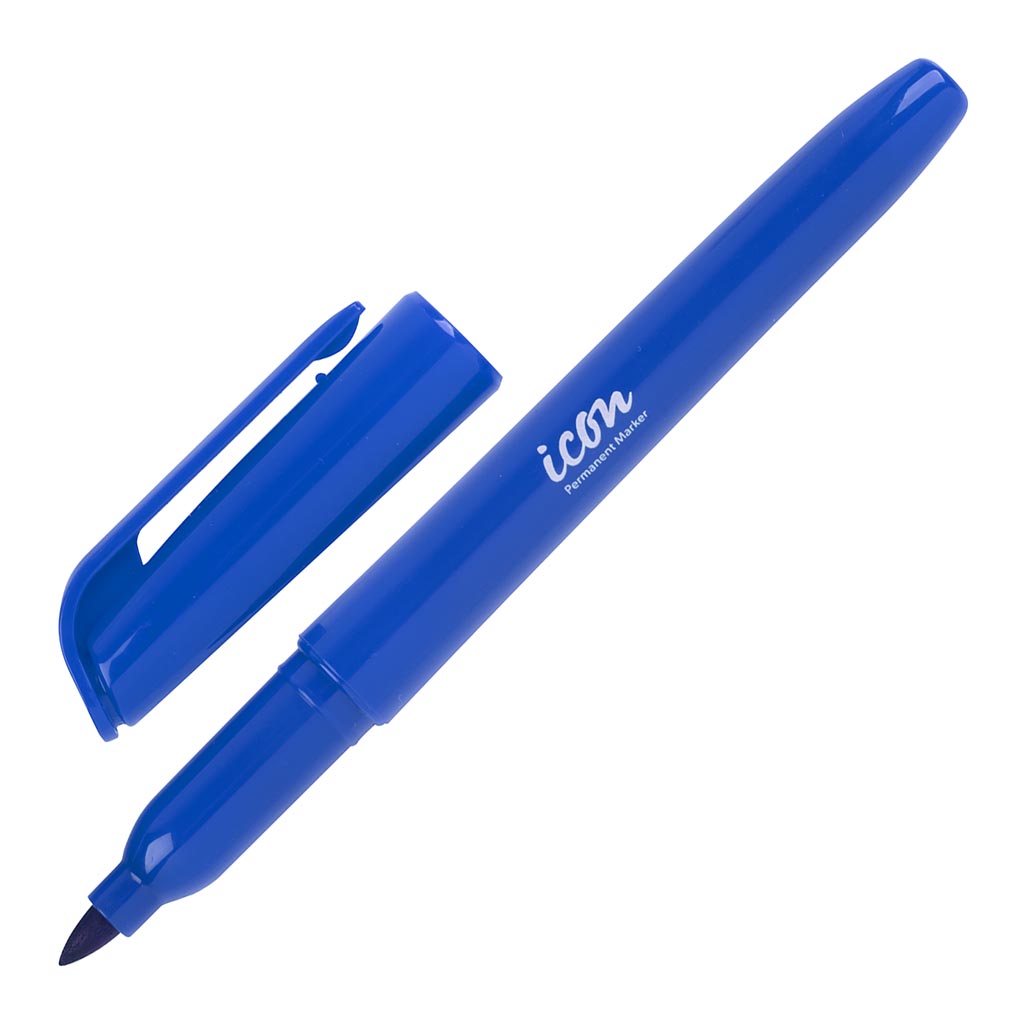 Icon Permanent Marker Pen Style Blue