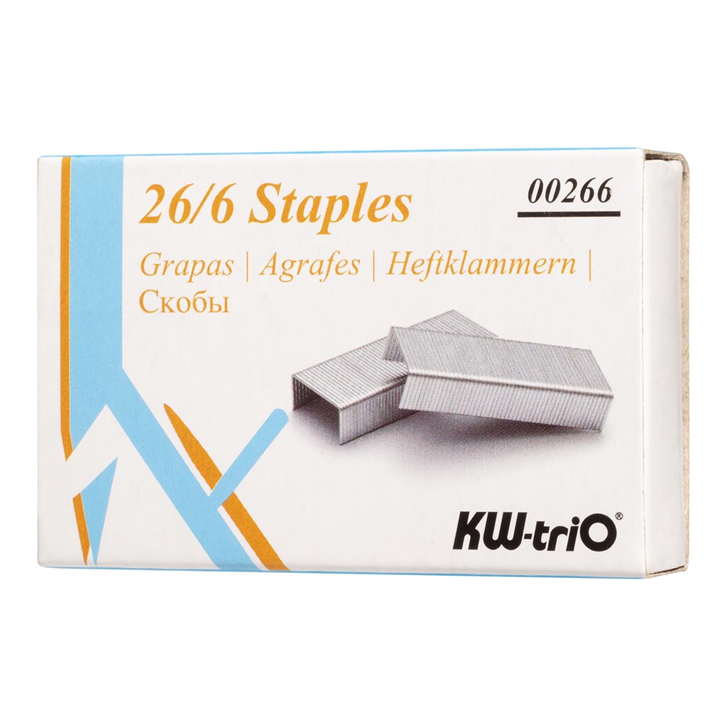 KW-triO Staples 26/6, Pack of 1000